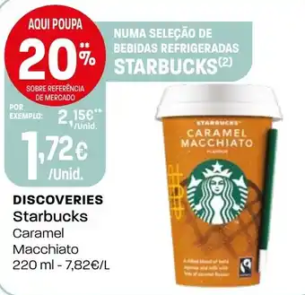 Intermarché DISCOVERIES Starbucks Caramel Macchiato promoção