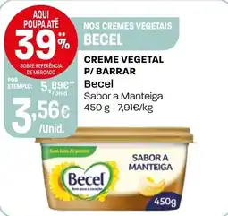 Intermarché Creme vegetal p/ barrar becel promoção