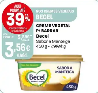 Intermarché Creme vegetal p/ barrar becel promoção