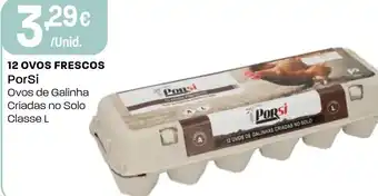 Intermarché 12 ovos frescos porsi promoção