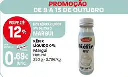 Intermarché Kefir líquido 0% margui natural promoção