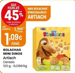 Intermarché Bolachas mini dinos artiach promoção
