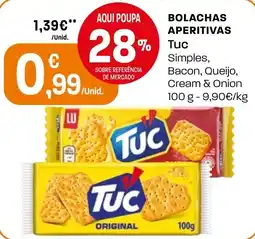 Intermarché Bolachas aperitivas Tuc promoção