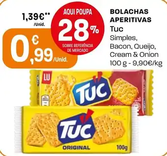 Intermarché Bolachas aperitivas Tuc promoção