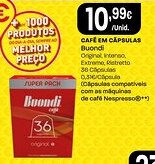 Intermarché Café em cápsulas buondi promoção