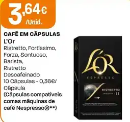 Intermarché Café em cápsulas l'or promoção