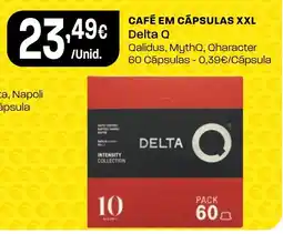 Intermarché Café em cápsulas xxl Delta Q promoção