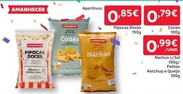 Amanhecer Aperitivos Pipocas Doces promoção