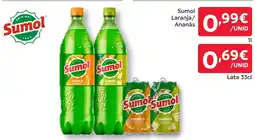 Amanhecer Sumol Laranja/ Ananás promoção