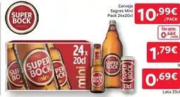 Amanhecer Cerveja Sagres Mini promoção