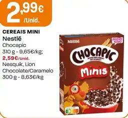 Intermarché Cereais mini Nestlé promoção