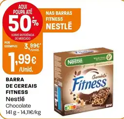 Intermarché Barra de cereais fitness nestlé chocolate promoção