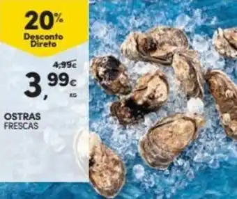 Continente Ostras Fresca promoção