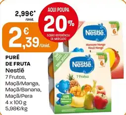 Intermarché Puré de fruta nestlé promoção