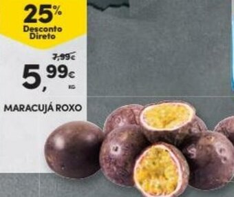Continente Maracujá Roxo promoção
