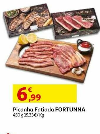 Picanha fatiada fortunna:450gr