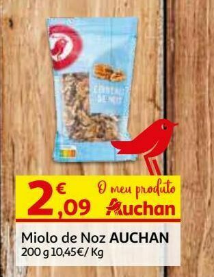 Auchan Miolo noz auchan:200g promoção