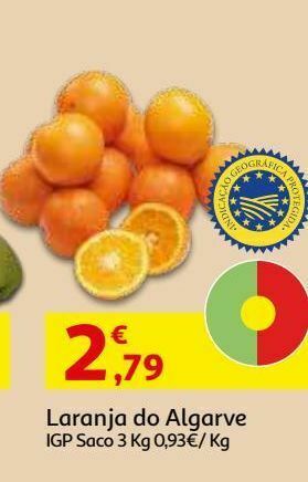 Auchan Laranja do algarve igp:3 kg promoção