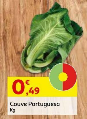 Auchan Couve portuguesa:kg promoção