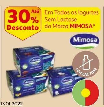 Auchan Iogurte líq. s/ lactose mimosa promoção
