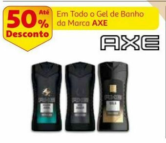 Auchan Gel de banho axe promoção
