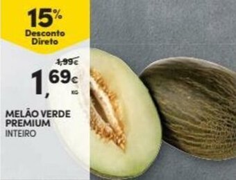 Continente Melão Verde Premium Inteiro promoção