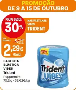 Intermarché Pastilha elástica vibes Trident promoção