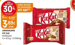 Intermarché CHOCOLATE Kit Kat Multipack promoção