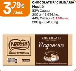 Intermarché Chocolate p/ culinária Nestlé promoção