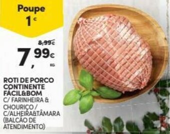 Continente Roti de Porco Continente Fácil & Bom promoção