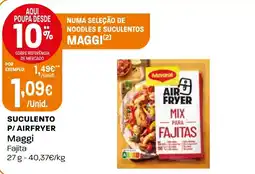 Intermarché Suculento p/ airfryer Maggi promoção