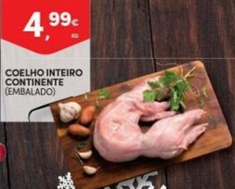 Continente Coelho Inteiro Continente promoção
