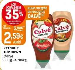 Intermarché Ketchup top down calvé promoção