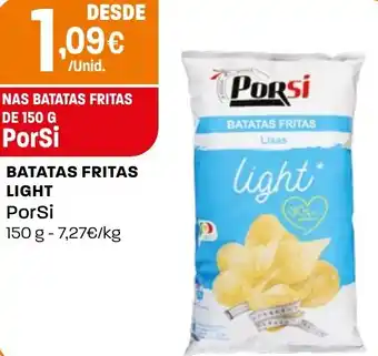Intermarché Batatas fritas light porsi promoção