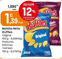 Intermarché Batata frita Ruffles promoção
