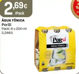 Intermarché Água tónica porsi promoção