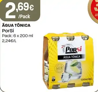 Intermarché Água tónica porsi promoção