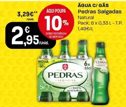 Intermarché Água c/ gás Pedras Salgadas Natural promoção