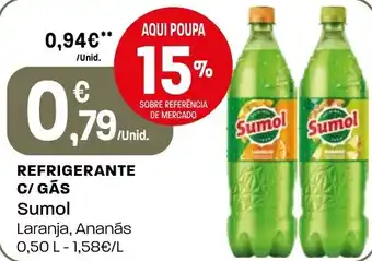 Intermarché Refrigerante c/ gās Sumol promoção