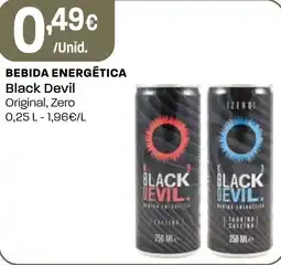 Intermarché Bebida energética black devil promoção