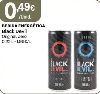 Intermarché Bebida energética black devil promoção