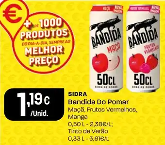 Intermarché SIDRA Bandida Do Pomar promoção