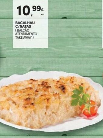 Continente Bacalhau C/Natas promoção