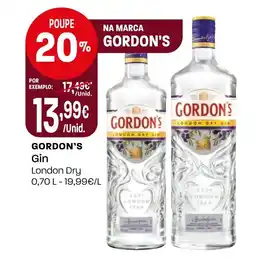 Intermarché Gordon's Gin promoção
