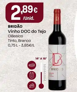 Intermarché BRIDÃO Vinho DOC do Tejo Clássico promoção