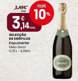 Intermarché Selecção de enófilos Espumante promoção