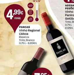 Intermarché PANCAS Vinho Regional Lisboa promoção