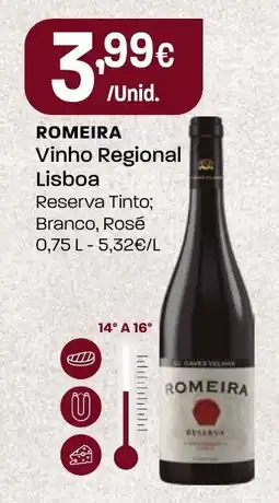 Intermarché ROMEIRA Vinho Regional Lisboa promoção