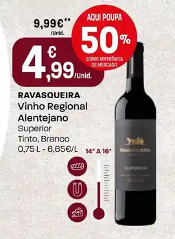 Intermarché RAVASQUEIRA Vinho Regional Alentejano promoção