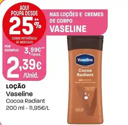 Intermarché LOÇÃO Vaseline promoção